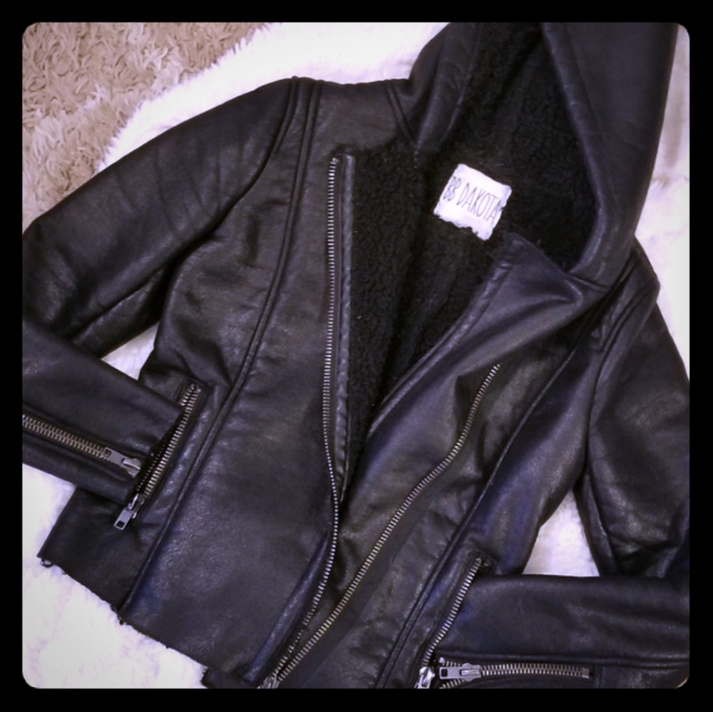 Black BB DAKOTA 100% polyester jacket